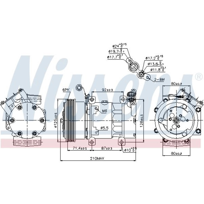 Nissens Klimakompressor PKW 89159 Nissens Klimakompressor PKW 89159