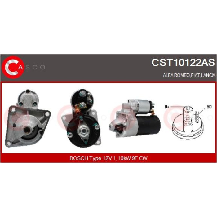 CASCO Anlasser CST10122AS CASCO Anlasser CST10122AS