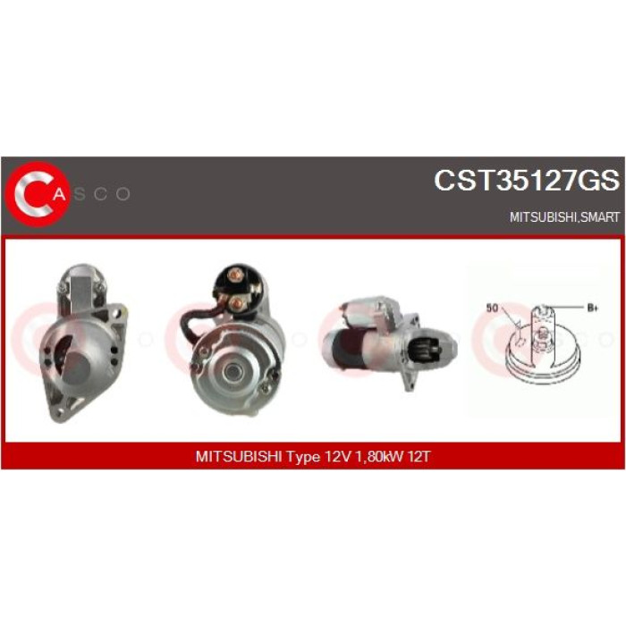 CASCO Anlasser CST35127GS