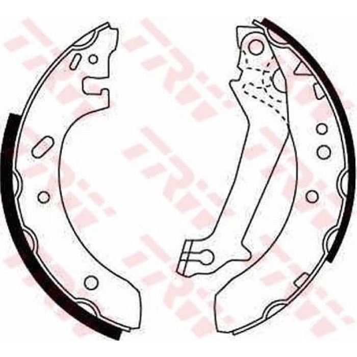 TRW Bremsbacken GS8607
