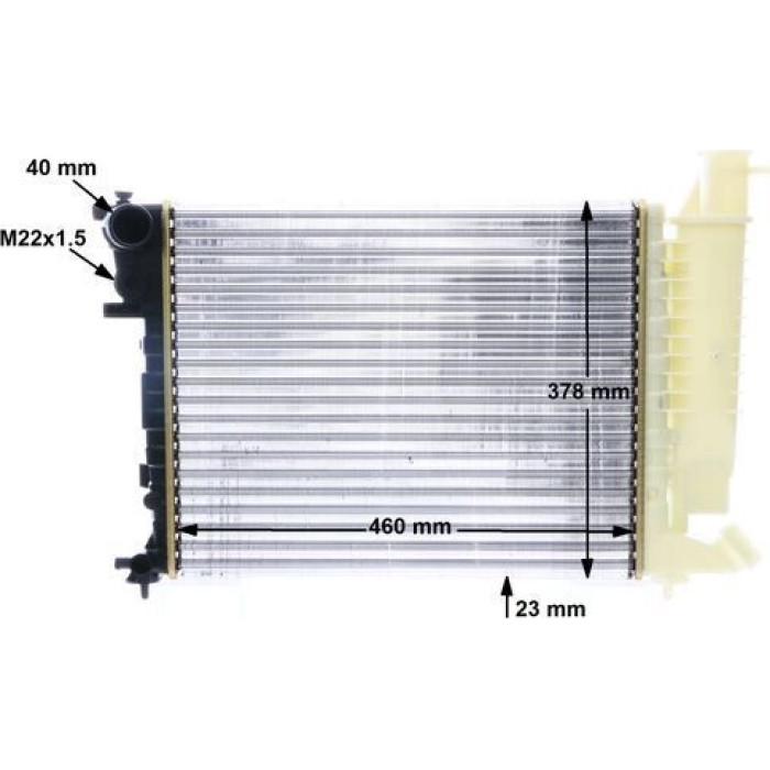 MAHLE Kühler, Motorkühlung CR 2205 000S
