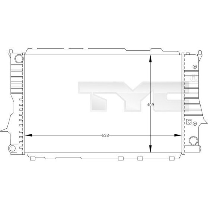 TYC Motorkühler 702-0030