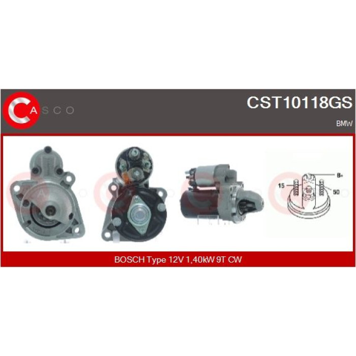 CASCO Anlasser CST10118GS CASCO Anlasser CST10118GS