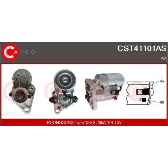 CASCO Anlasser CST41101AS CASCO Anlasser CST41101AS
