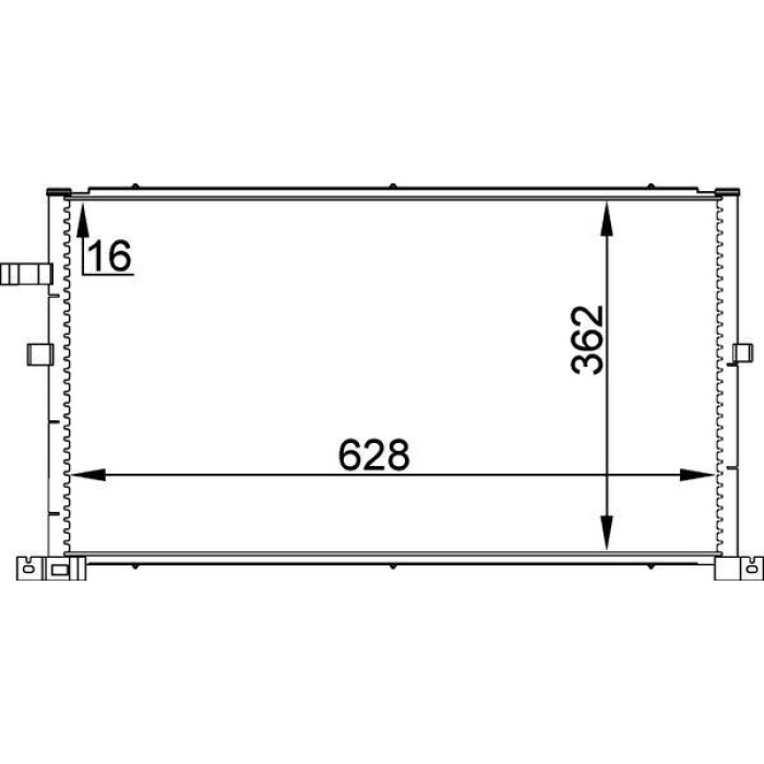 MAHLE Kondensator, Klimaanlage AC 296 000P MAHLE Kondensator, Klimaanlage AC 296 000P