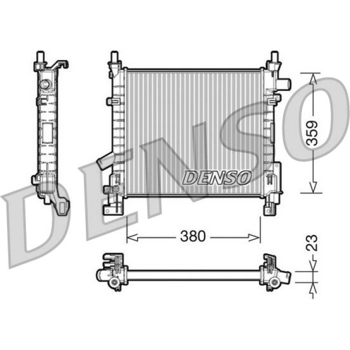 Denso Motorkühler DRM10063 Denso Motorkühler DRM10063