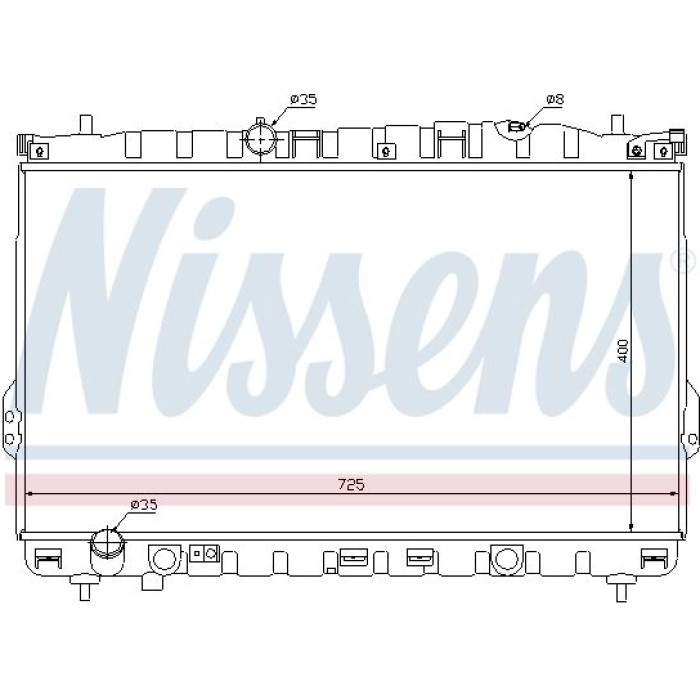 Nissens Wasserkühler PKW 67032