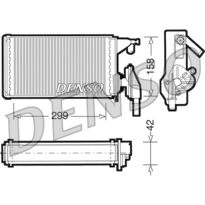 Denso Wärmetauscher DRR12002 Denso Wärmetauscher DRR12002