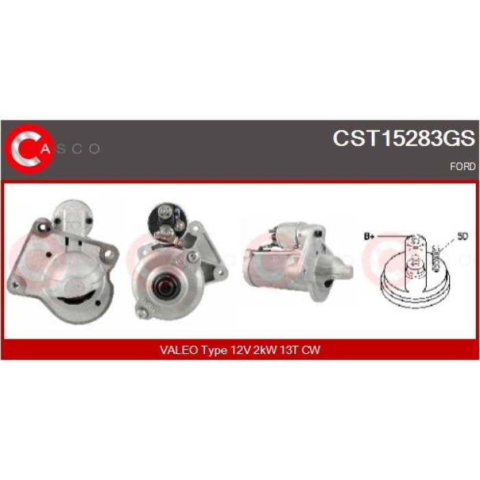 CASCO Anlasser CST15283GS CASCO Anlasser CST15283GS