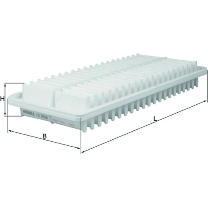 MAHLE Luftfilter LX 2634 MAHLE Luftfilter LX 2634