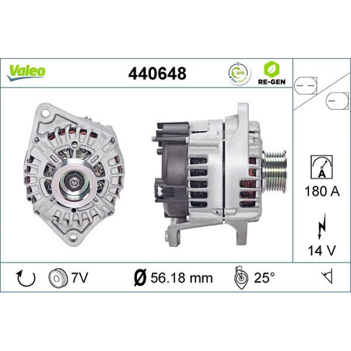 Valeo Lichtmaschine 440648 Valeo Lichtmaschine 440648