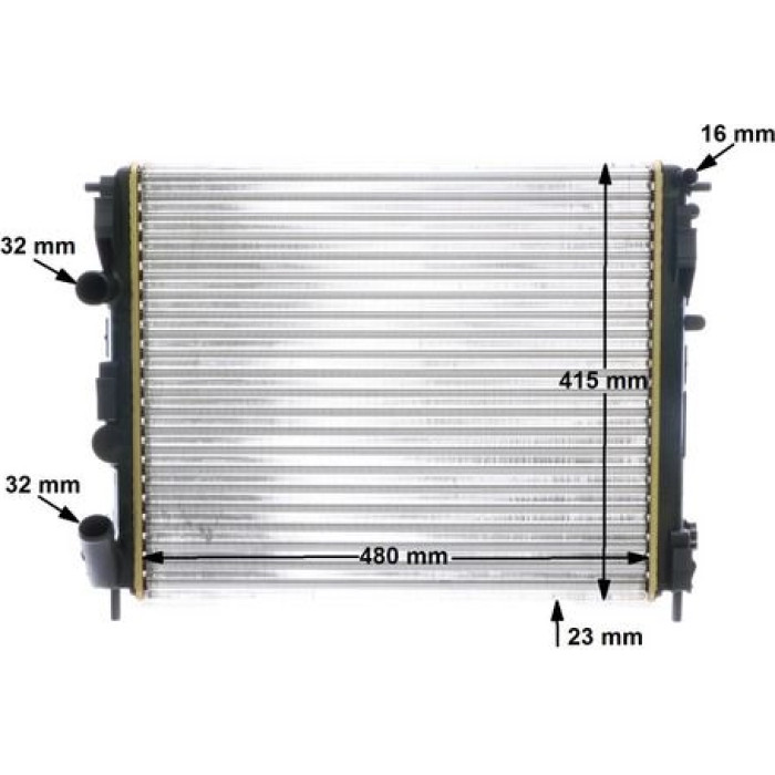 MAHLE Kühler, Motorkühlung CR 605 000S MAHLE Kühler, Motorkühlung CR 605 000S