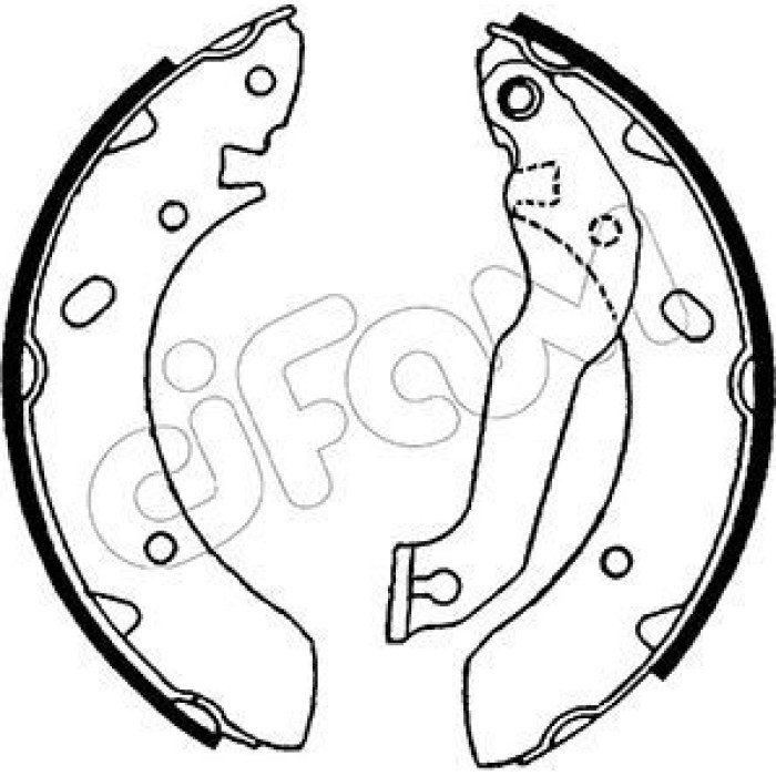 CIFAM Bremsbackensatz 153-166 CIFAM Bremsbackensatz 153-166