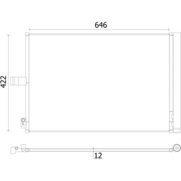 MAHLE Kondensator, Klimaanlage AC 932 000S MAHLE Kondensator, Klimaanlage AC 932 000S