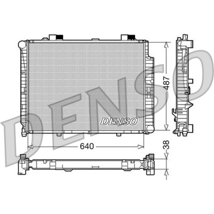 Denso Motorkühler DRM17085 Denso Motorkühler DRM17085