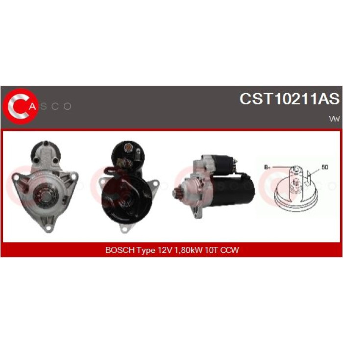 CASCO Anlasser CST10211AS