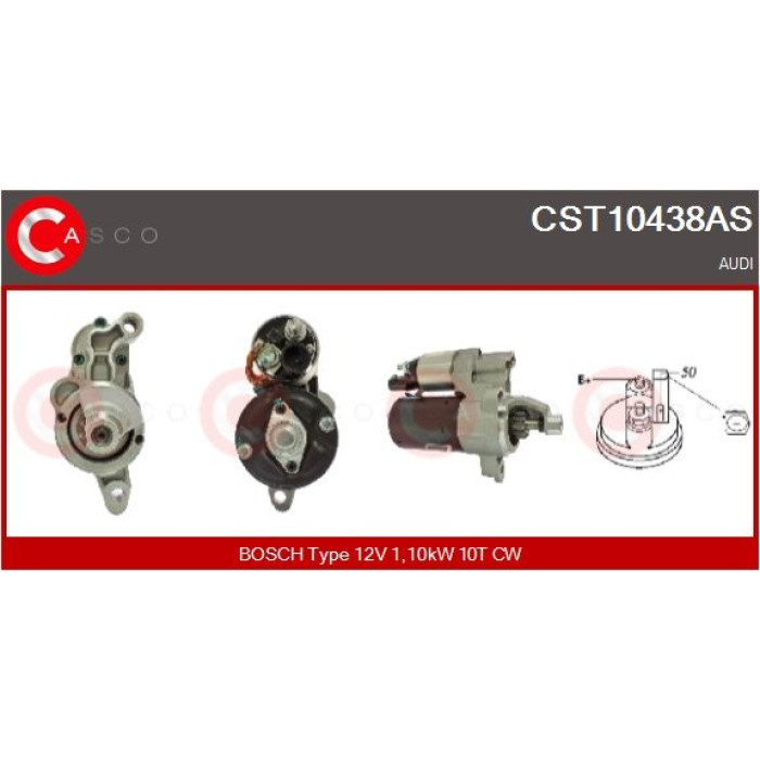 CASCO Anlasser CST10438AS CASCO Anlasser CST10438AS