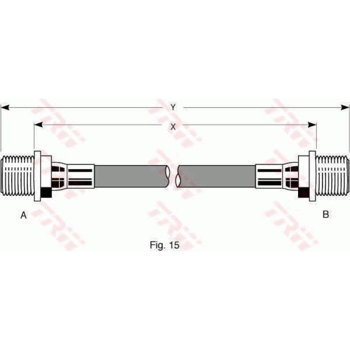 TRW Bremsschlauch PHC178