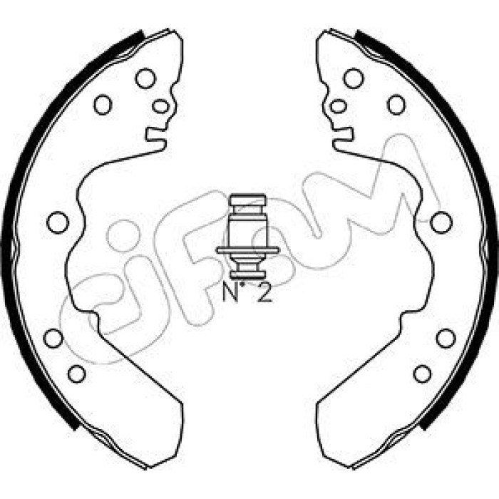 CIFAM Bremsbackensatz 153-310 CIFAM Bremsbackensatz 153-310