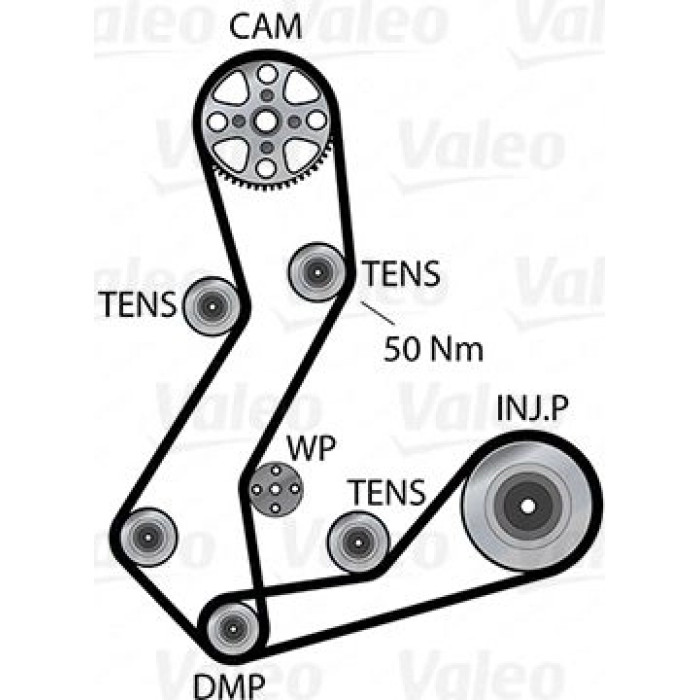 Valeo Steuertriebssatz 614626 Valeo Steuertriebssatz 614626