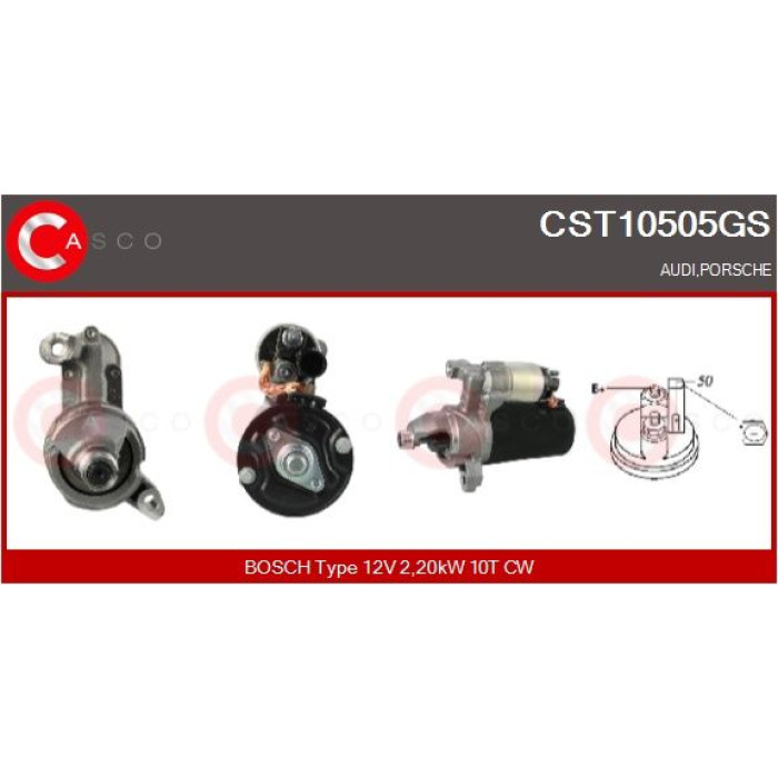CASCO Anlasser CST10505GS