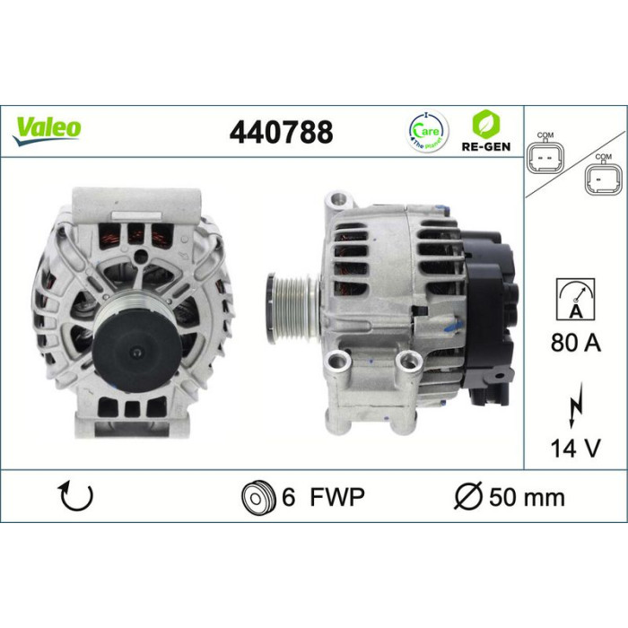 Valeo Lichtmaschine 440788 Valeo Lichtmaschine 440788