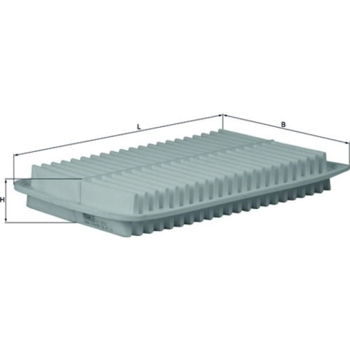 MAHLE Luftfilter LX 1612 MAHLE Luftfilter LX 1612