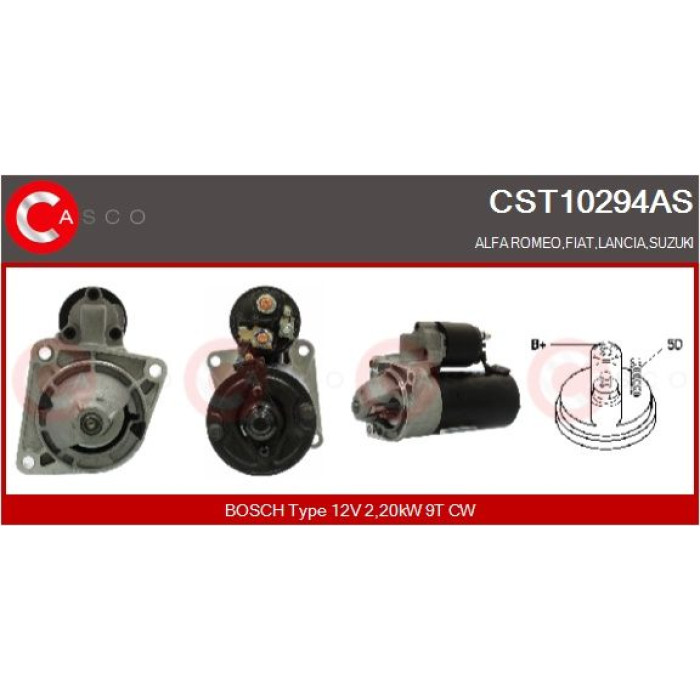 CASCO Anlasser CST10294AS CASCO Anlasser CST10294AS