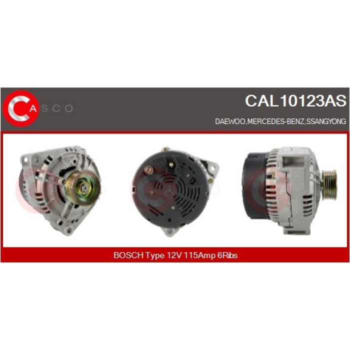 CASCO Generator CAL10123AS CASCO Generator CAL10123AS