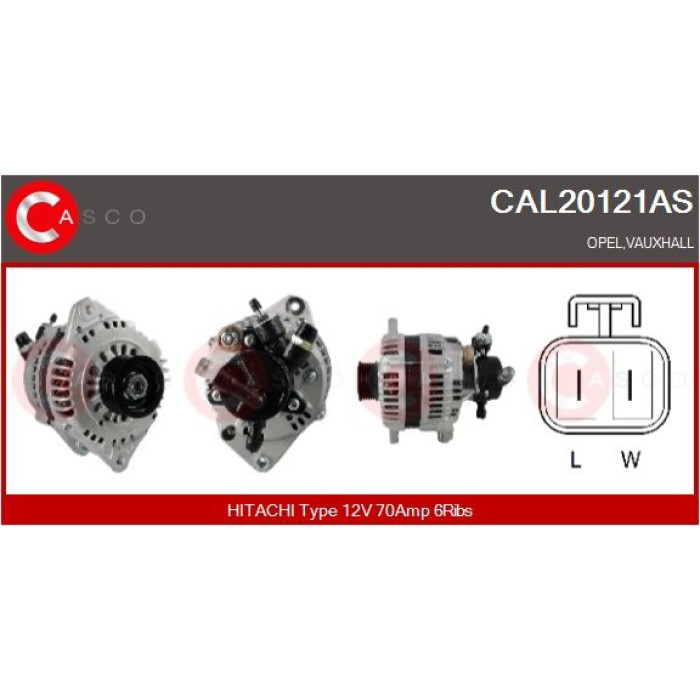 CASCO Generator CAL20121AS CASCO Generator CAL20121AS