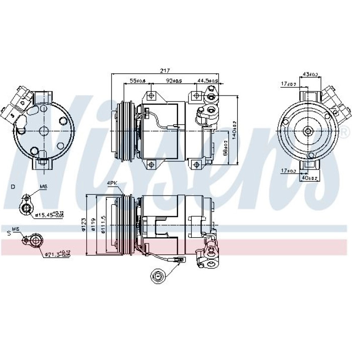 Nissens Klimakompressor PKW 89519