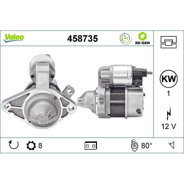 Valeo Anlasser 458735 Valeo Anlasser 458735