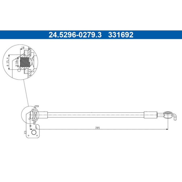 ATE Bremsschlauch 24.5296-0279.3