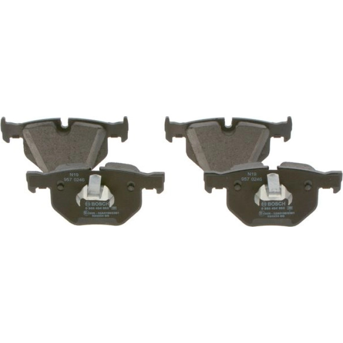 Bosch Bremsbelagsatz Hinterachse 0 986 494 862 Bosch Bremsbelagsatz Hinterachse 0 986 494 862