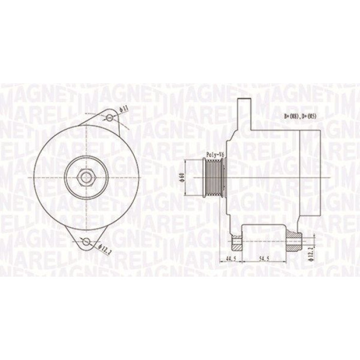Magneti Marelli Lichtmaschine 063731696010