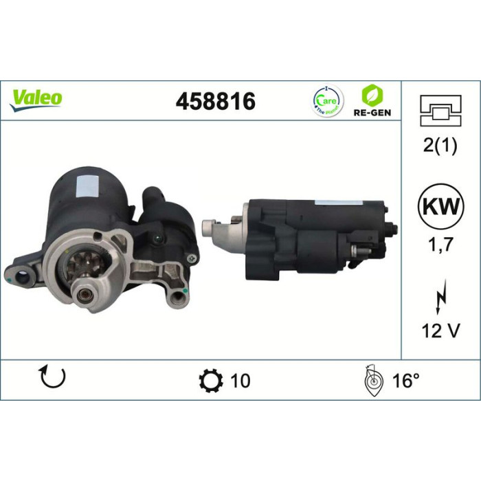 Valeo Anlasser 458816