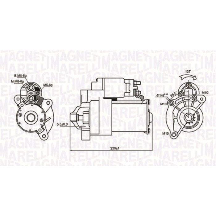 063720594010 Magneti Marelli Anlasser 063720594010