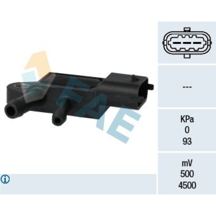 FAE Sensor, Abgasdruck 16106 FAE Sensor, Abgasdruck 16106