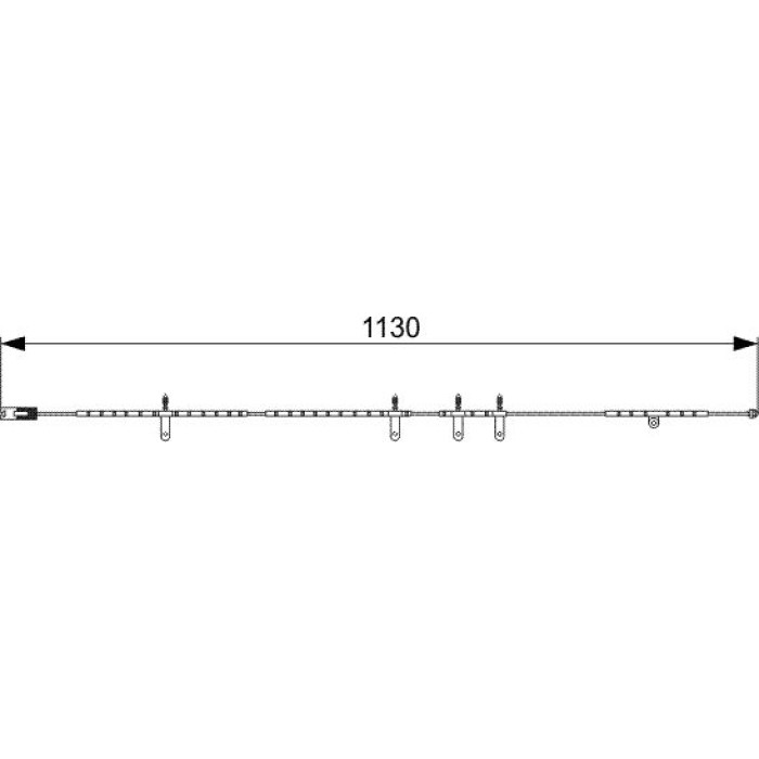 Bosch Bremsbelagverschleißsensor 1987473016