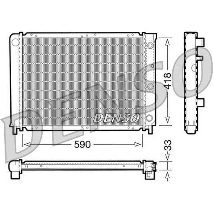 Denso Motorkühler DRM33032 Denso Motorkühler DRM33032