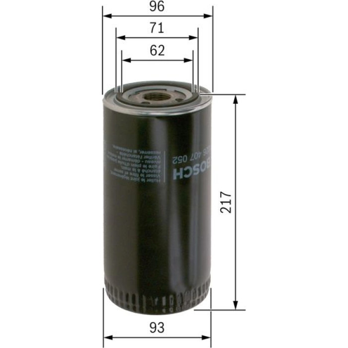 Bosch Ölfilter F 026 407 052 Bosch Ölfilter F 026 407 052