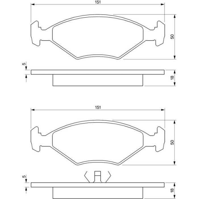 0 986 424 458 Bosch Bremsbelagsatz 0 986 424 458 0 986 424 458 Bosch Bremsbelagsatz 0 986 424 458