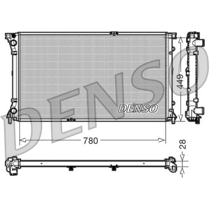 Denso Motorkühler DRM23098