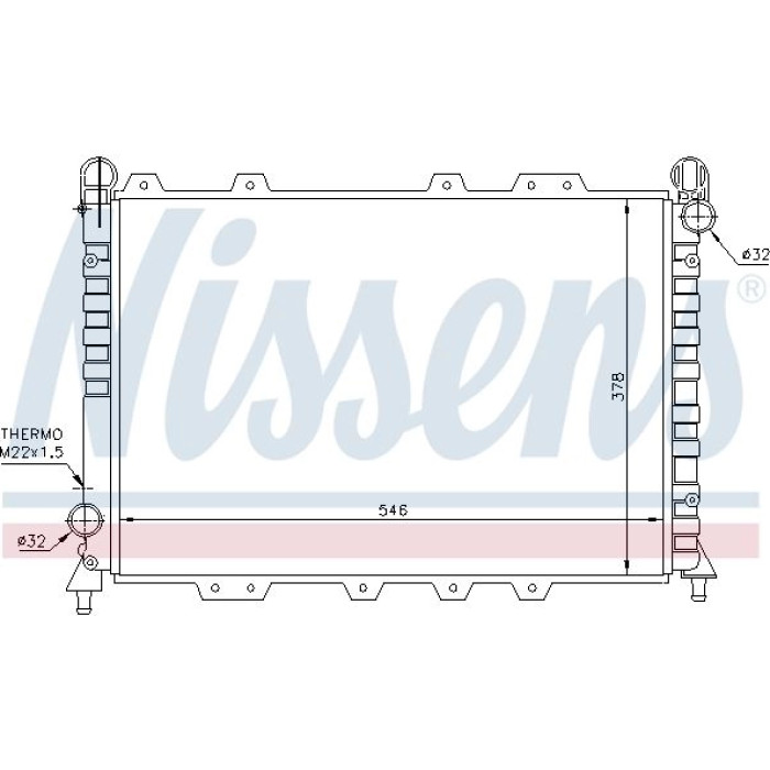 Nissens Wasserkühler PKW 60029 Nissens Wasserkühler PKW 60029