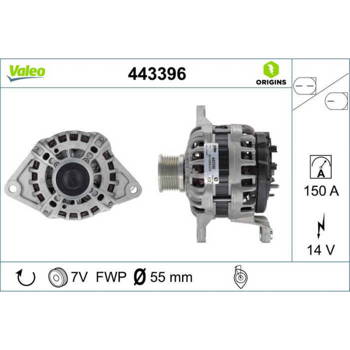 Valeo Lichtmaschine 443396 Valeo Lichtmaschine 443396