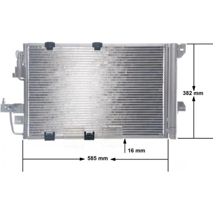 Kondensator, Klimaanlage AC 665 000S Kondensator, Klimaanlage AC 665 000S