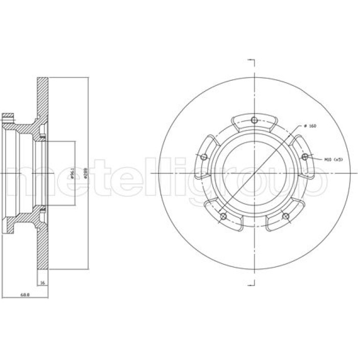 Cifam Bremsscheibe 800-1753C Cifam Bremsscheibe 800-1753C