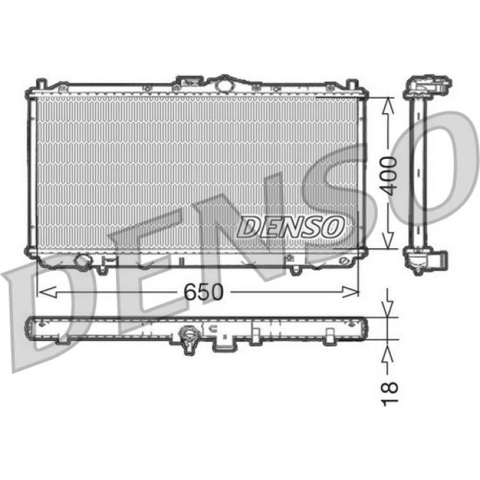 Denso Motorkühler DRM45010 Denso Motorkühler DRM45010