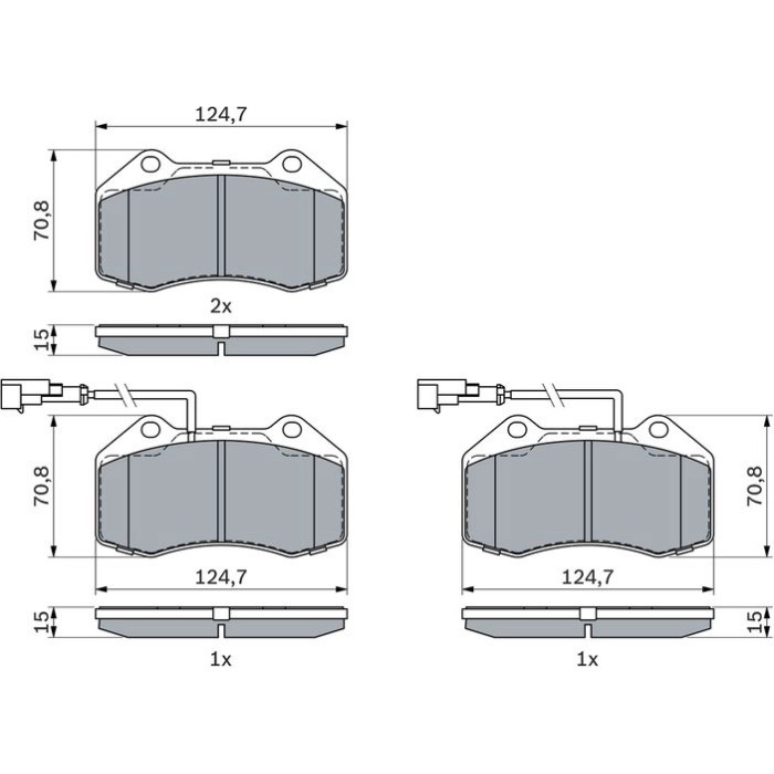 0 986 494 903 Bosch Bremsbelagsatz 0 986 494 903 0 986 494 903 Bosch Bremsbelagsatz 0 986 494 903