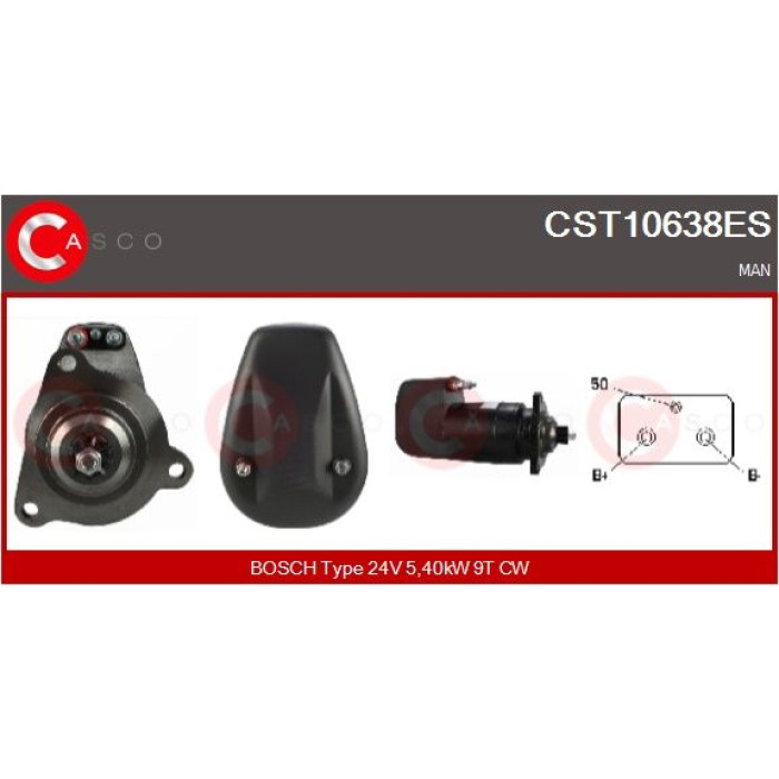 CASCO Anlasser CST10638ES CASCO Anlasser CST10638ES